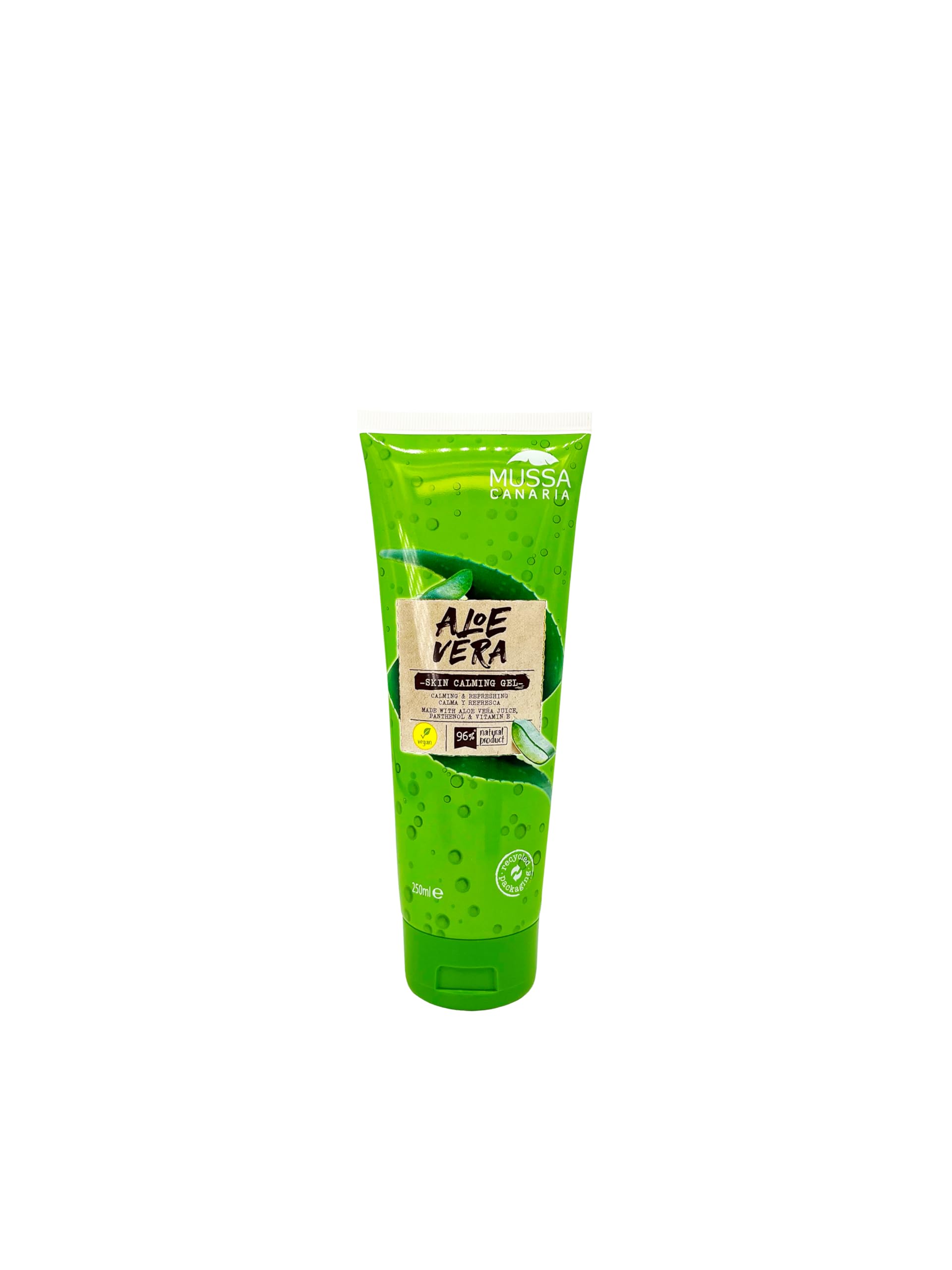 Mussa Canaria Bio Natrliches Natrliches Aloe Vera Gel.  Hautfeuchtigkeitscreme Beruhigung - Hydrate Trockene, geschdigte Haut,  heilt Sonnenbrand, nach dem Wachsen, Rasur 250 ml : Amazon.de: Kosmetik