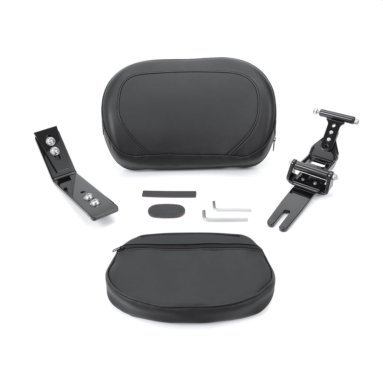 Driver Backrest Rider Backrest Mount Kit Storage Pouch for Can Am F3/F3-L/F3-S/F3-T 2015-2024