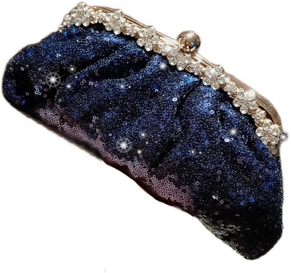Tote Bag for Women, Clutch Bag Women Sequin Purses Handbag Womens Wallet Chain Shoulder Female Party Clutch