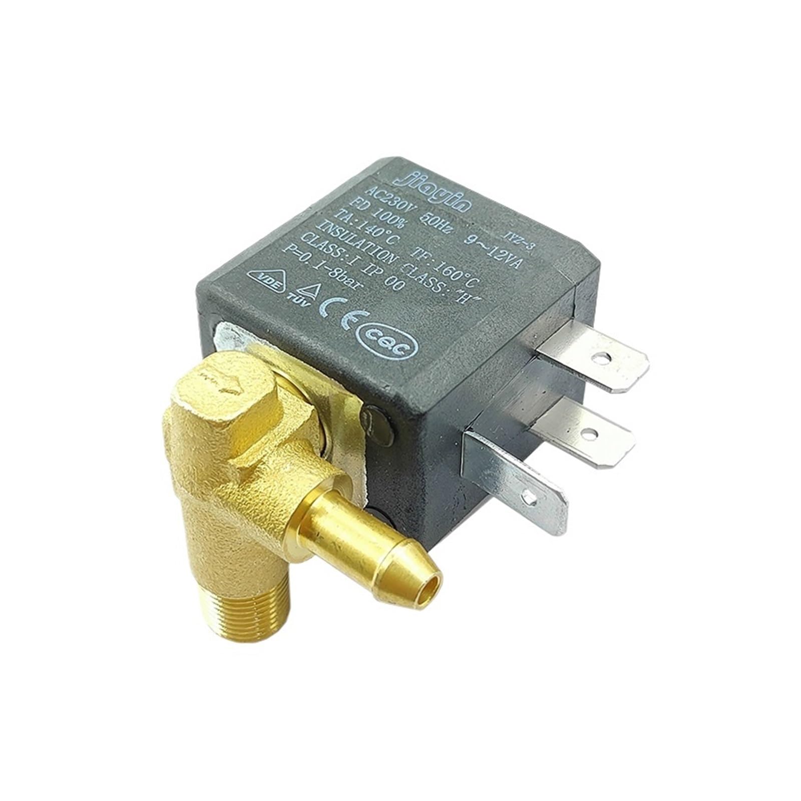 JYZ-3 Brass N/C Solenoid Valve AC220-230V G1/8"