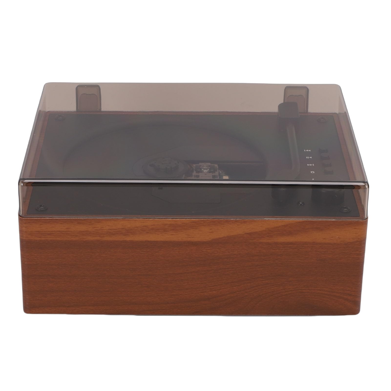 Hidyliu Lettore CD Vintage Portatile con Avanzato Bluetooth 5.1 per la Casa, L'auto e gli Amanti della Musica, Design Classico (Marrone)