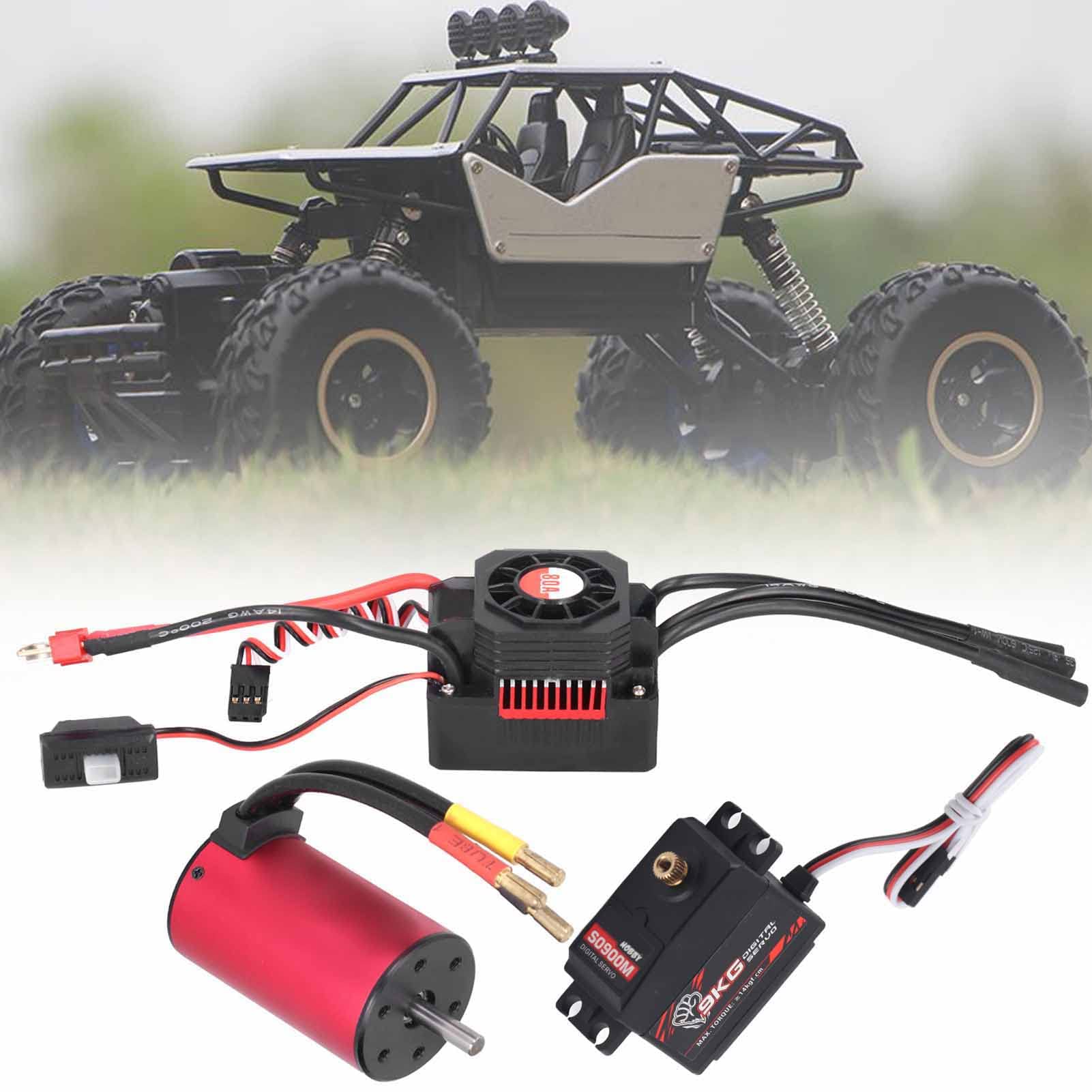 Silnik 3660 3500KV z powłoką chłodzącą 80A ESC 9KG metalowy serwomechanizm do samochodu RC