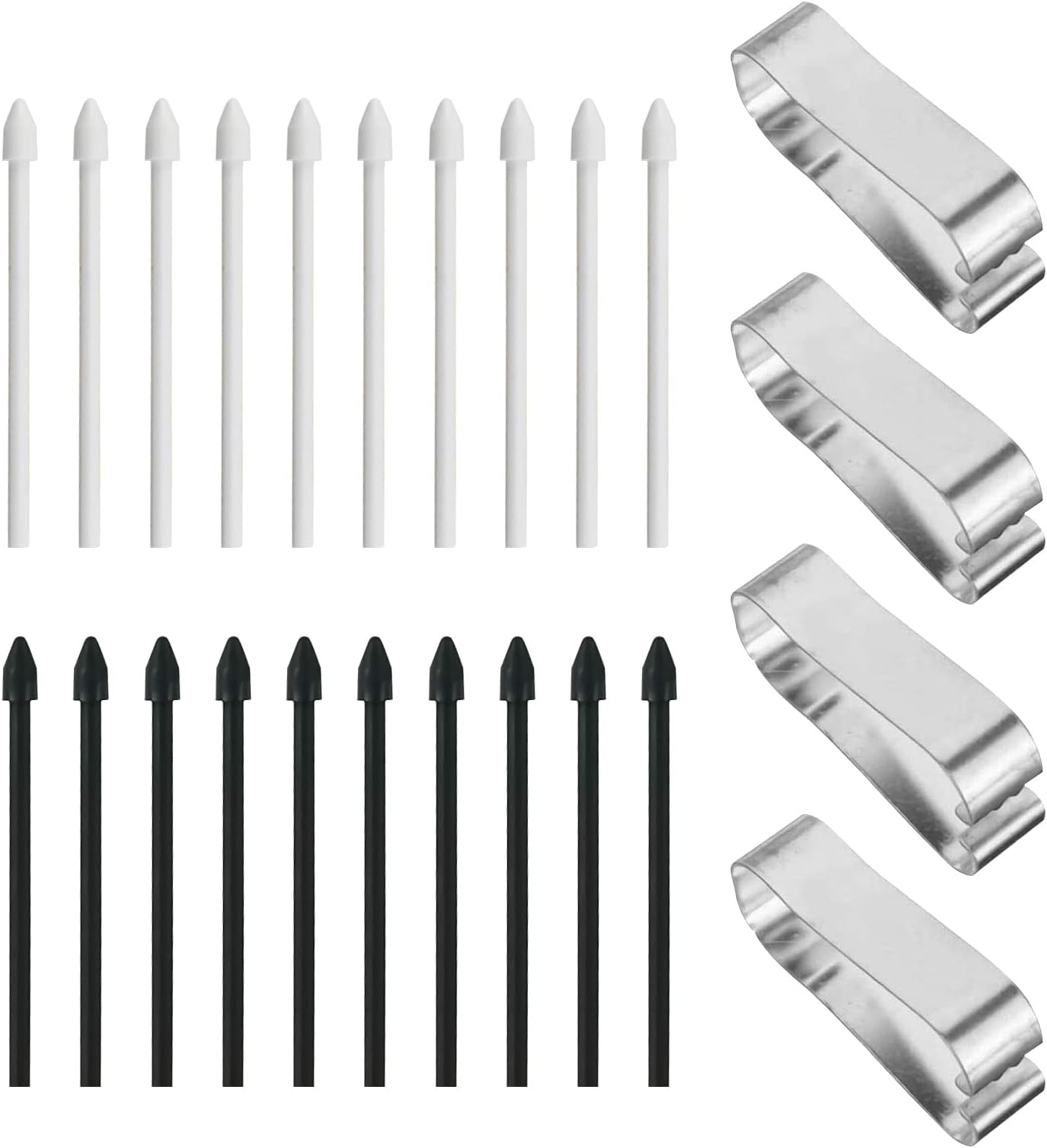 20 PCS Marker Pen Tips Replacement fits for Remarkable 2 Maker Stylus Pen Ballpoint Smooth Note Taking Fine Backup Nibs