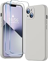 Vista 25 de BossKiss Funda compatible con iPhone 13, silicona de alta calidad mejorada [protección de cámara] [2 protectores de pantalla]