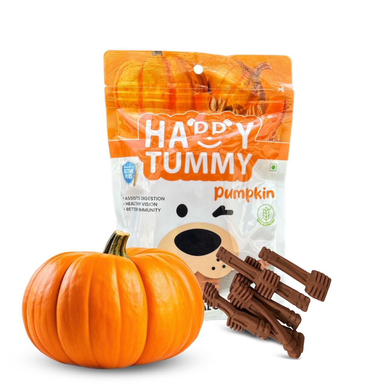 TUNAI Happy Tummy Dental Chew Sticks | Veg Only | Guilt Free Supplement Treat for All Dogs | Size - Large, 7 Units| Pack of 2 (Pumpkin) (B0CZJXMJSH) Amazon Price History, Amazon Price Tracker