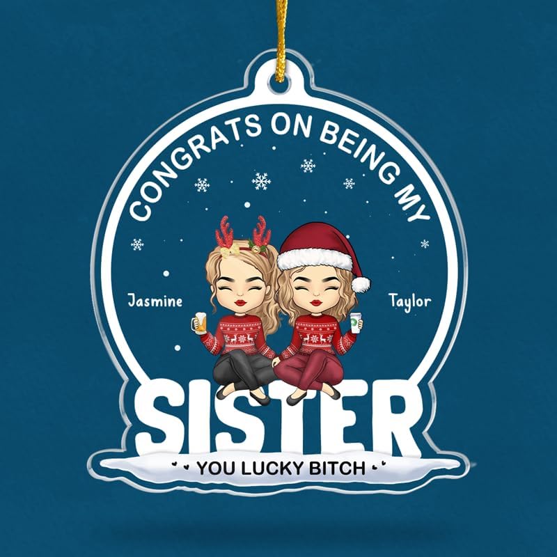 Miniatura 3 de Pawfect House You're Lucky to Have Me - Adornos de Navidad personalizados 2023, decoraciones para árbol de Navidad, regalos de amistad de Navidad,