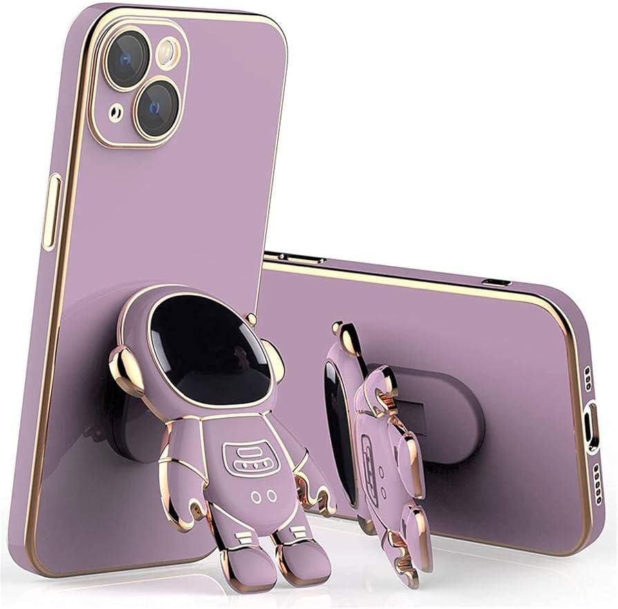 Apple iPhone 11 ラベンダー 宇宙飛行士ケース付き Amazon.co.jp: iPhone用宇宙飛行士隠しスタンドケースカバー