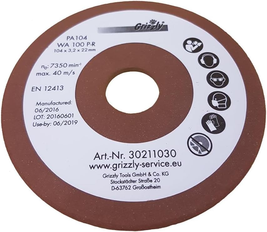 Florabest Sanding Disc 3.2 mm for Chainsaw Chain Sharpener FSG 85 B1 Lidl IAN 63966