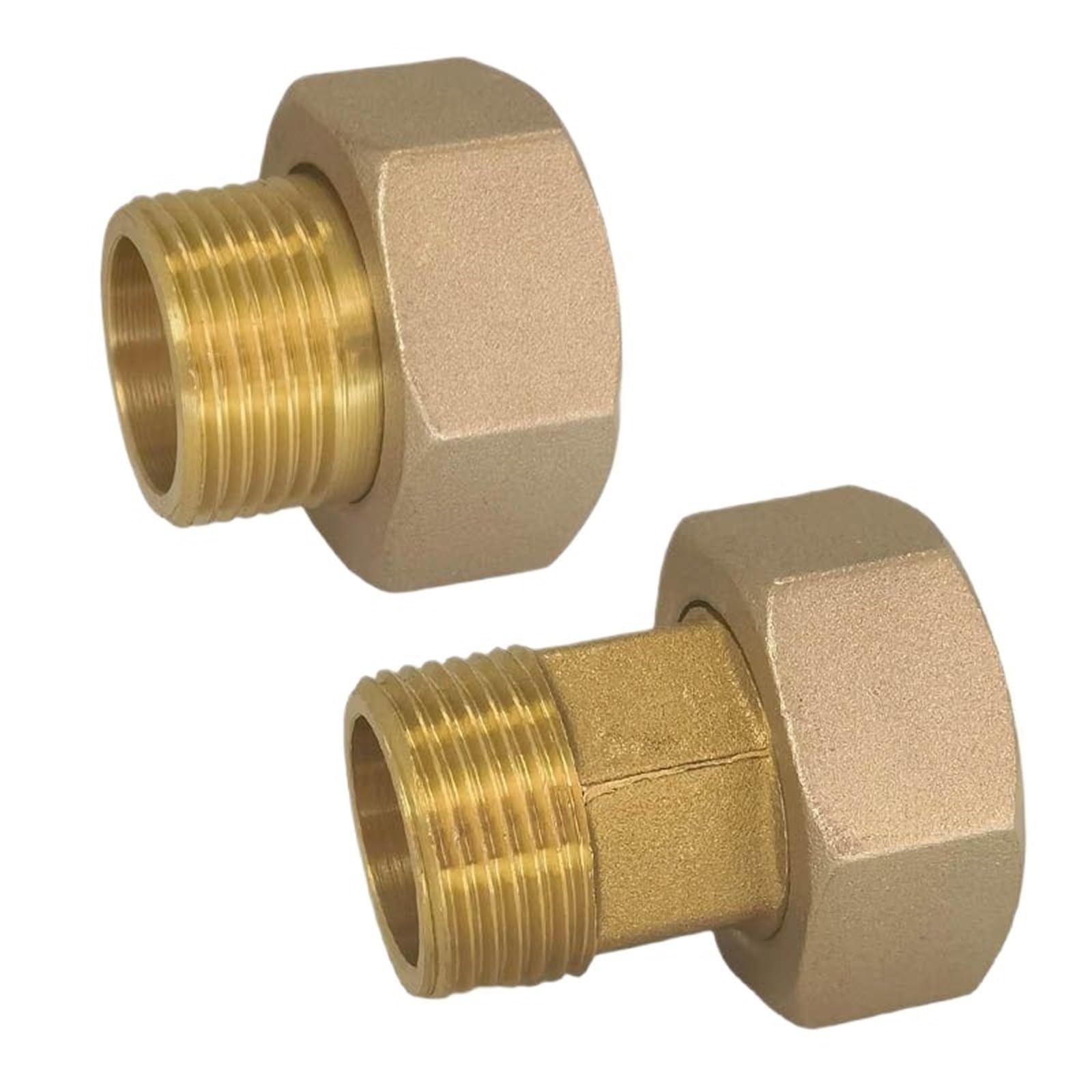 1 pz. Raccordo adattatore for tubo in rame, raccordo riduttore filettato maschio da 1/2" 3/4" 1" in ottone, giunto rapido(1F X 3I4M middle)