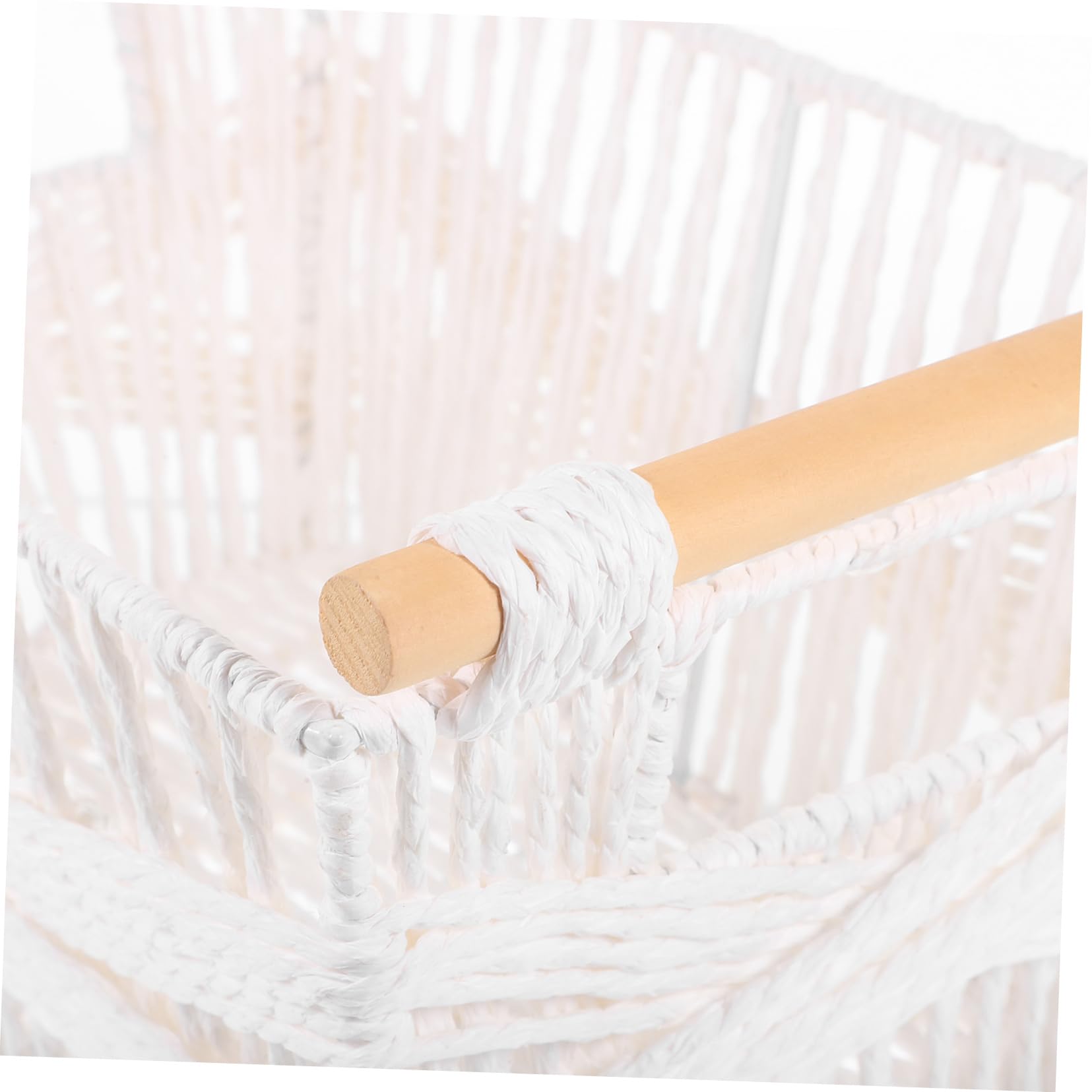 Gewebter Aufbewahrungskorb Aus Papierseil Multifunktionaler Organizer Für Tisch Und Zuhause Vielseitiger Kleinigkeitenkorb Im Boho Stil