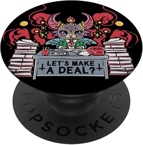 Kawaii Pastel Goth Make A Deal Baphomet Aesthetic Nu Cute PopSockets Standard PopGrip