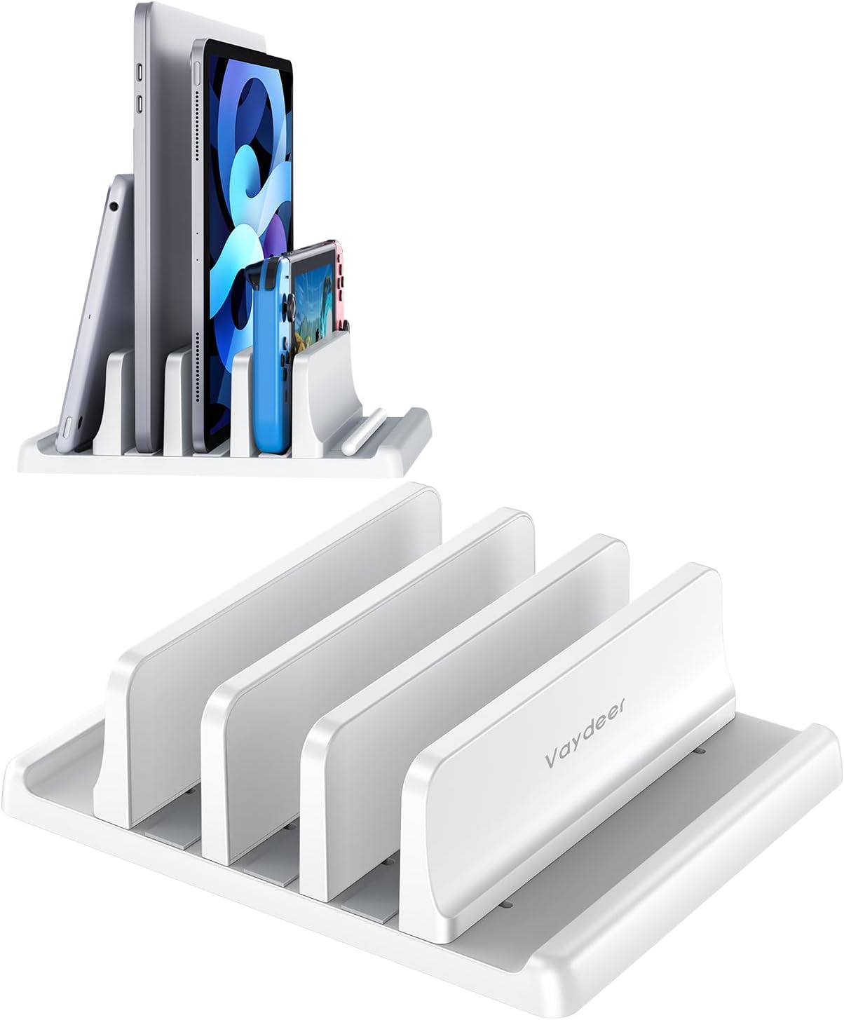 THYGIFTREE Laptop Ständer - Vertikaler Schreibtisch Halter Mit Stifthalter