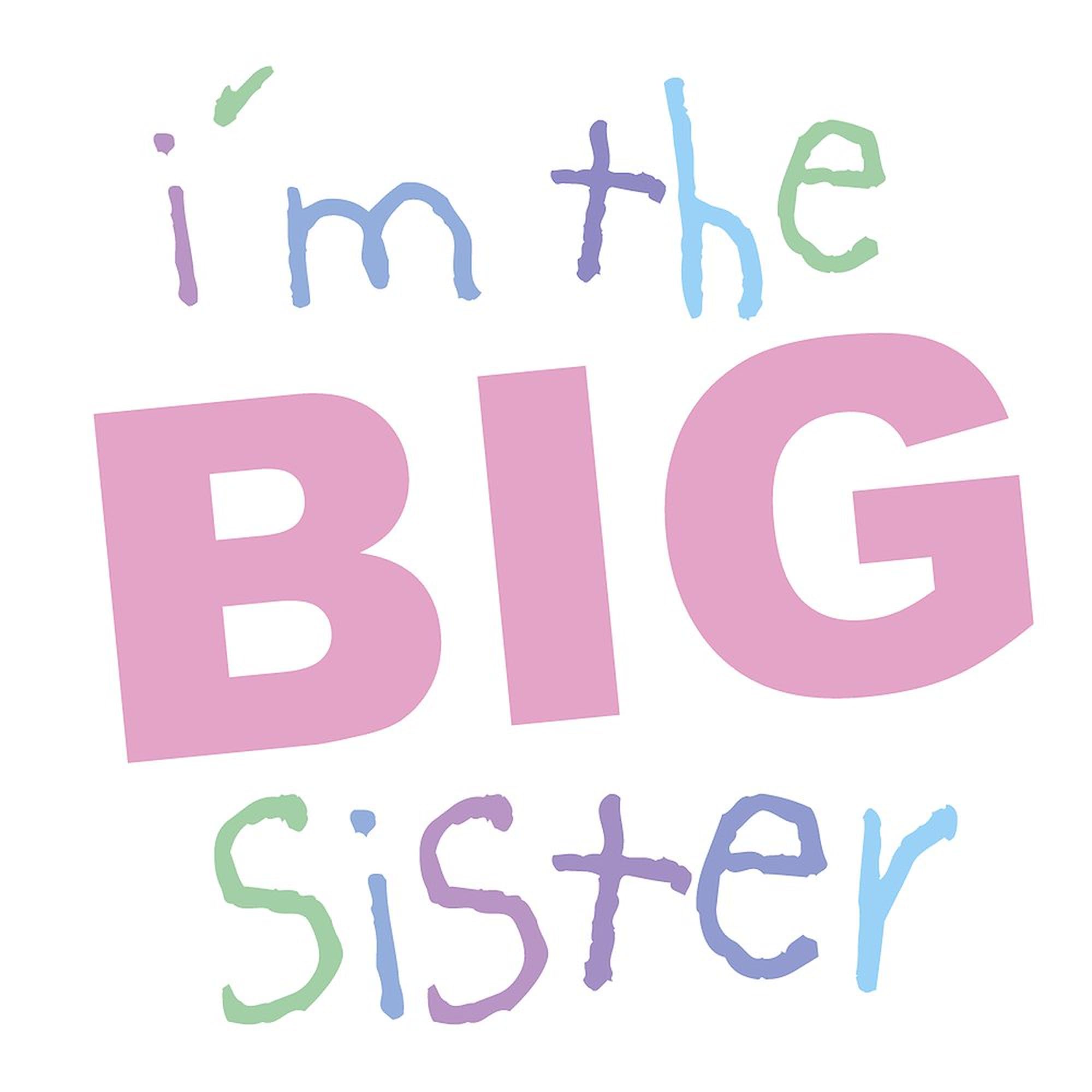 CafePress I'm The Big Sister Tote Bag Reusable Natural Beige Canvas Shopping Bag