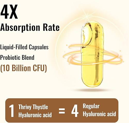 Miniatura 7 de Cápsulas de ácido hialurónico 19 en 1  Ácido Hylunárico 1200 mg, con péptidos de colágeno, vitamina C, fitoceramidas  para piel, ojos,