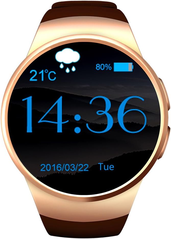 MidtenAshion Waterproof Bluetooth Wrist Smart Watch Wrist Watch Alarm GUIDEO18 (Alarm Clock/Calendar/Stopwatch/Calculator) (Calorie Consumption Calculation/Mileage Record), Phone Watch With Camera