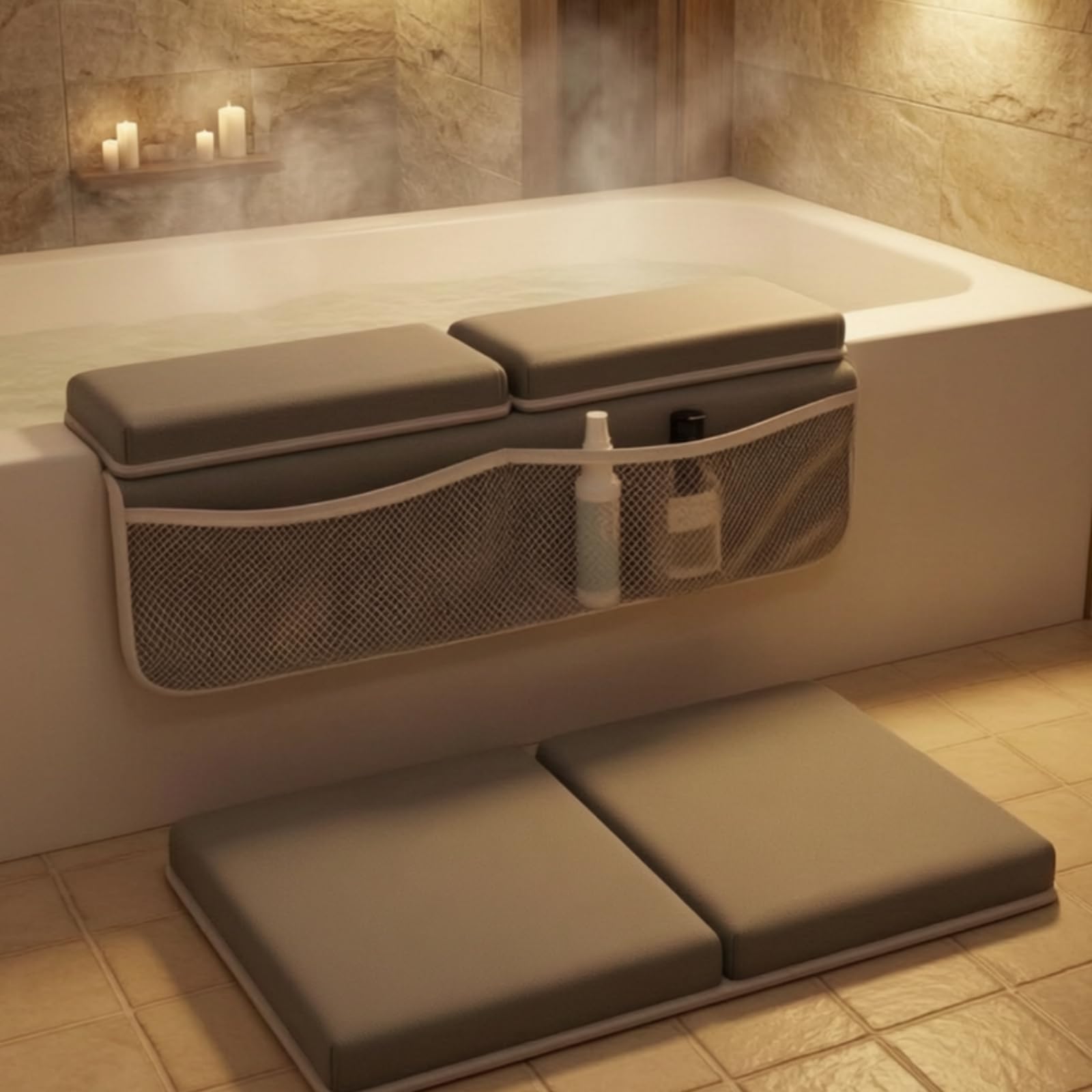 Inginocchiatoio da Bagno Morbido | Imbottito, Cuscino per Ginocchia da Bagno, Bagnetto