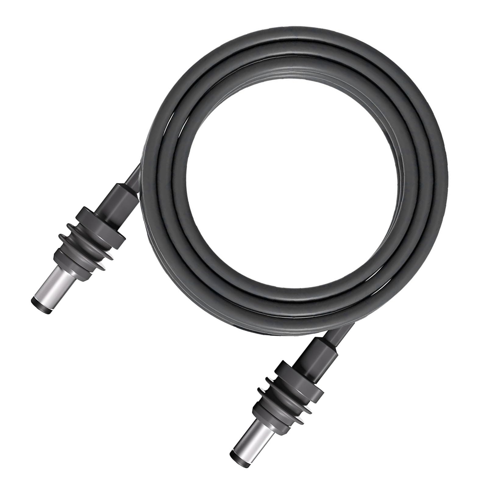 AUNMAS Cable de Alimentación CC, Cable de Alimentación CC Impermeable de 22,8 M, 75 Pies, de Repuesto de Cobre y Caucho para Mini Antenas Satelitales, Alcance Extendido, Uso en Interiores y Exteriores