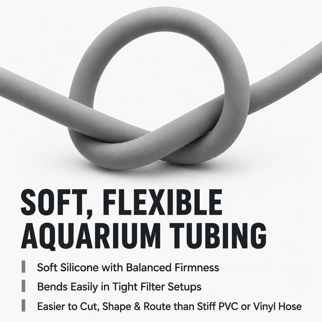 Tubo professionale per acquario, 3 m, 16/22 mm