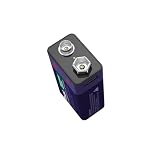Trust Akumulator 9 V USB C, bateria 9 V ze zintegrowanym portem USB-C, nie wymaga ładowarki, pojemność 4,44 Wh, bateria 9 V do przenośnego radiowego czujnika dymu