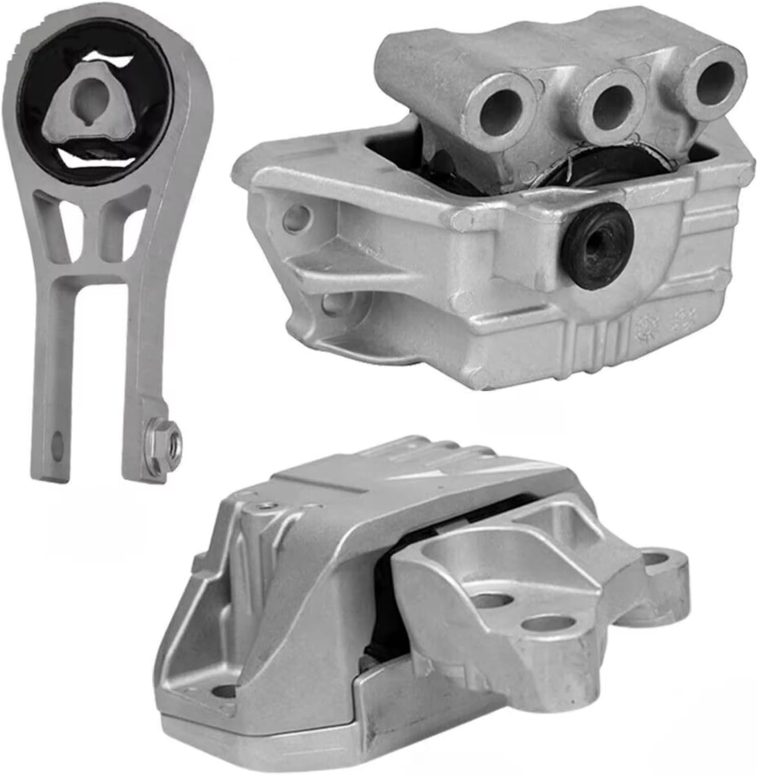 Engine Gearbox Mount Compatible with Jeep for Compass 2016-2022 68278029AB 68439294AA 3PCS Engine Motor Mounts Transmission Mount