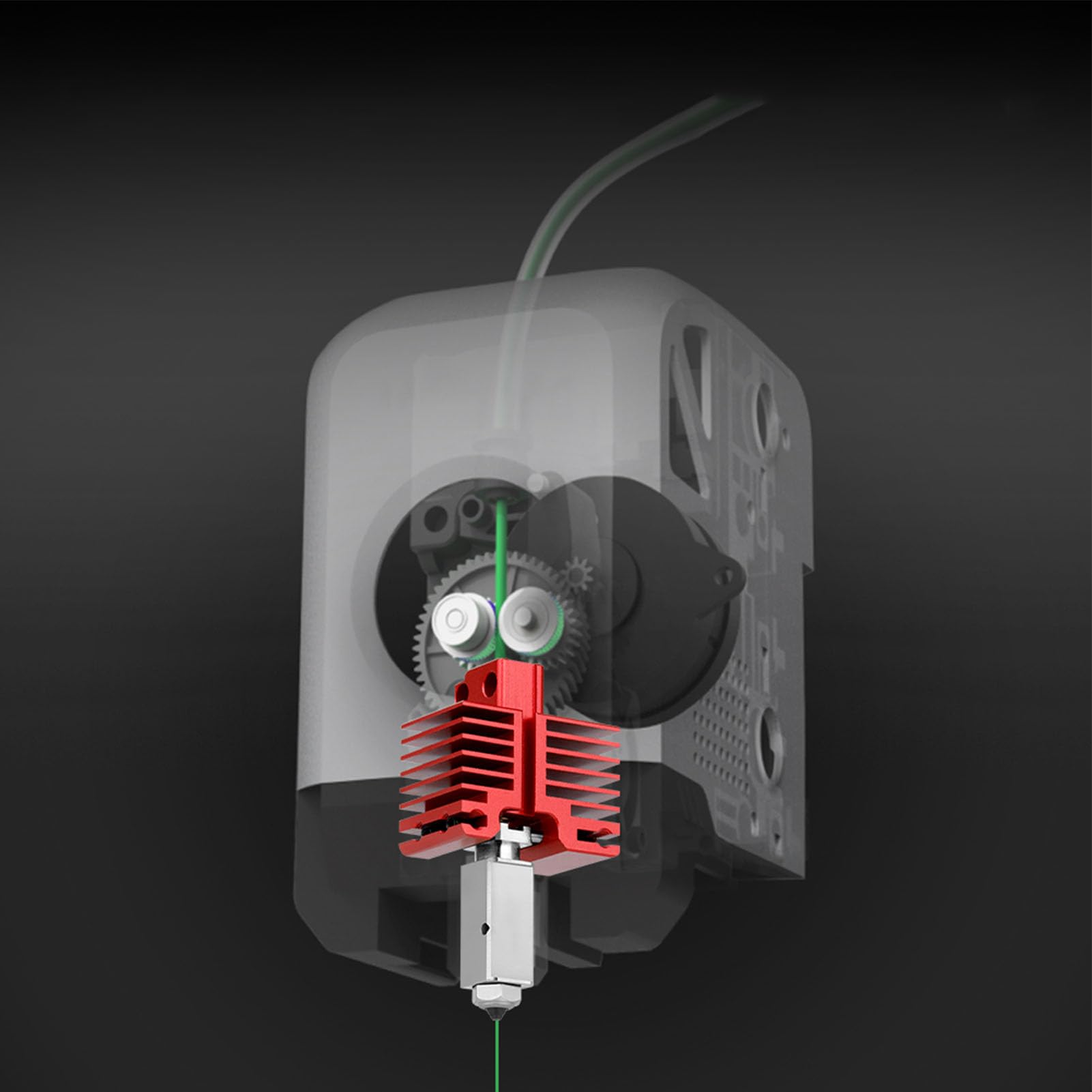 Topiky Kit Hotend Ugello a Scambio Rapido per Stampante 3D Materiale in Acciaio Temprato Durevole 0,4 Mm 0,2 Mm