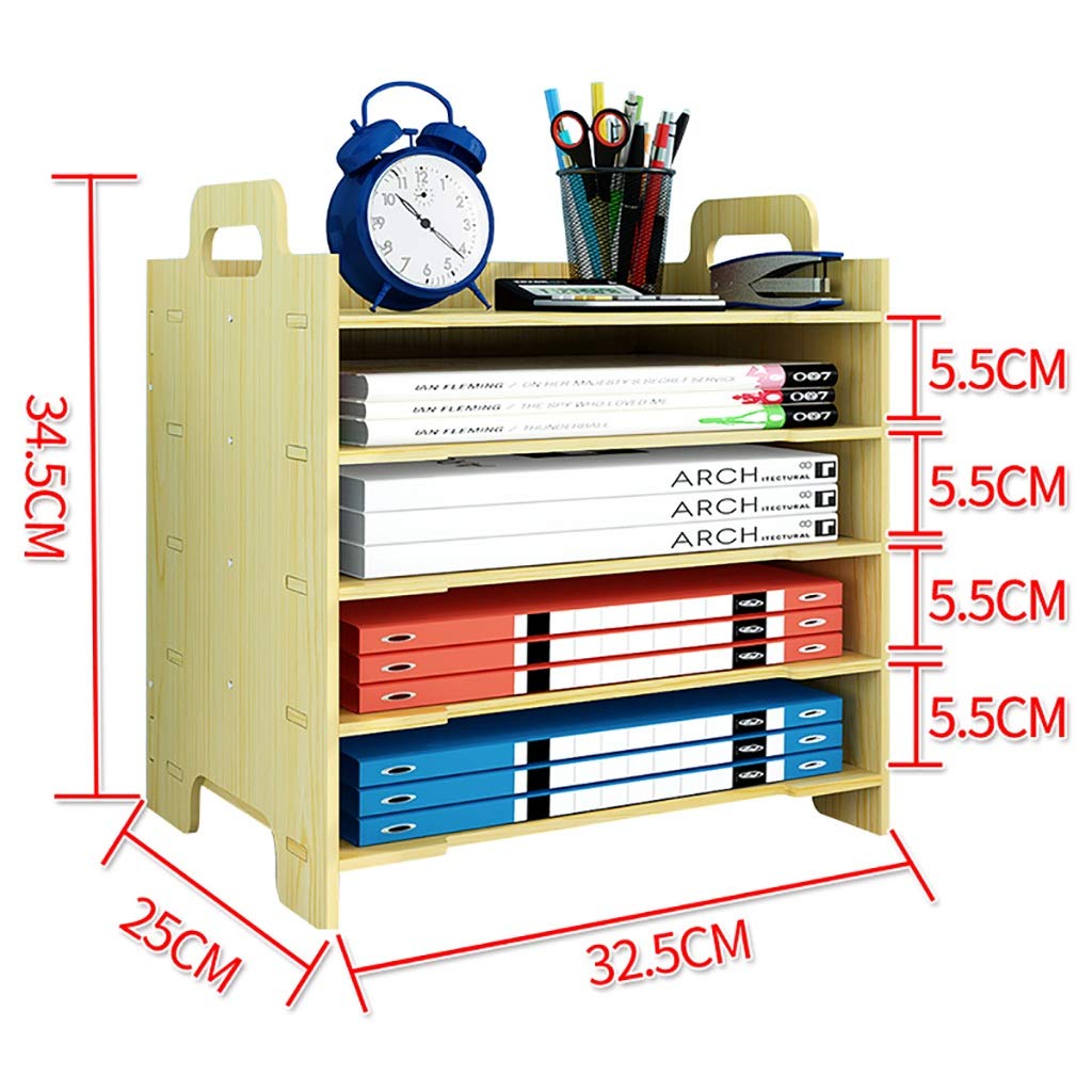 le File A4 MultiLayer Sto Box Desk File Rack impilabile Cartella SorterEfficiente Documenti Sto Solut per la casa &