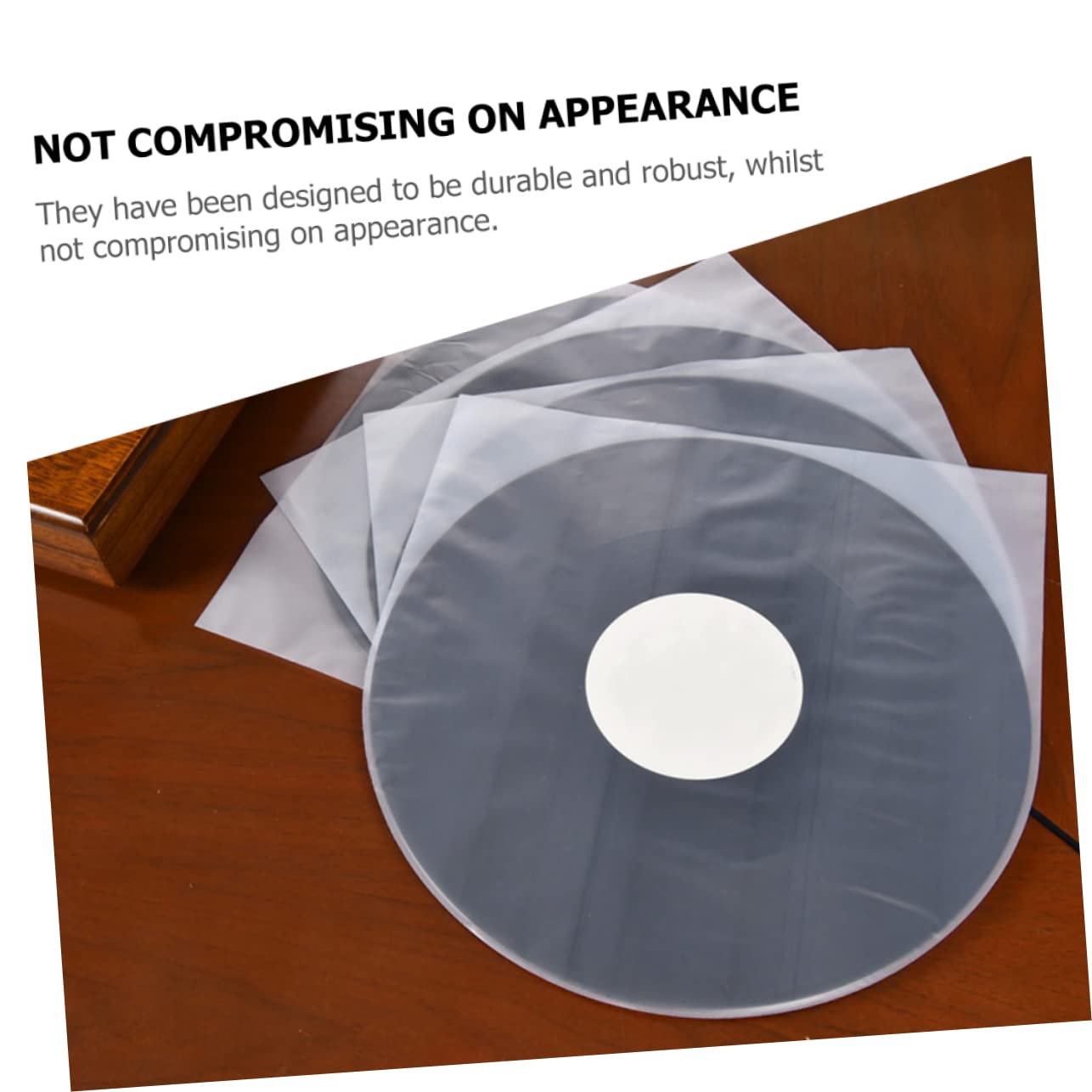 100Pièces Manches Antistatiques pour Disques Vinyles Protection Transparente pour Albums pour Stockage et de Votre Collection