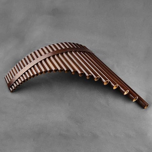 Miniatura 12 de 22/25 tubos C Key Profesional Pan Flauta China Tradicional Instrumento Musical Tubos de Pan Tubos Fácil de Aprender con Exquisitas Tubos de Pan