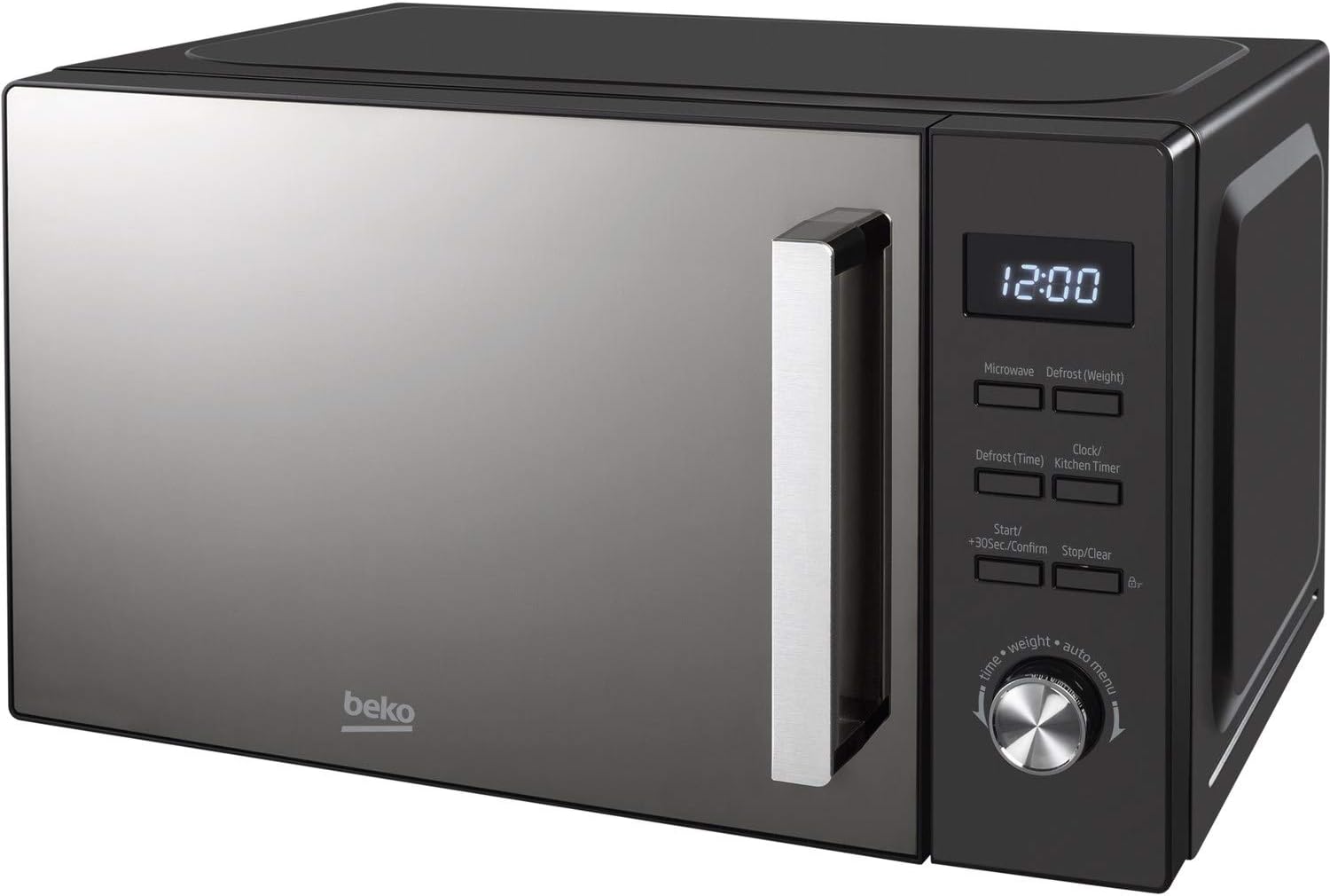 Beko MOF20110B 20L 800W Freestanding Microwave Oven-Black, Silicone, 800 W, 20 liters