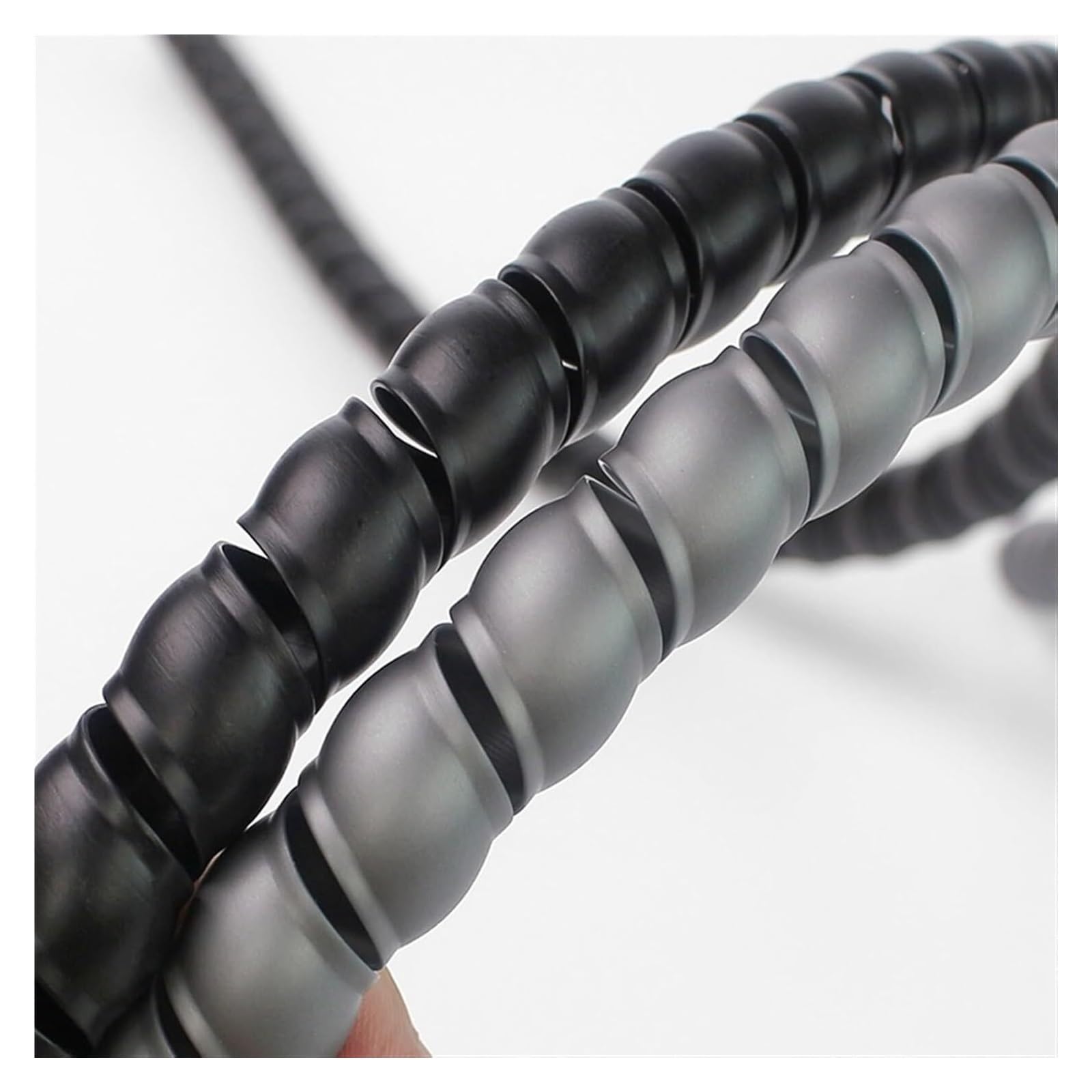 Gaines de câbles, gaines de protection en spirale, gaines de câbles spiralées, gaines de câbles spiralées colorées de 5 mètres(Black,22mm)