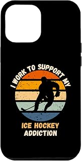 iPhone 15 Plus I Work To Support My Ice Hockey Addiction Ice Hockey Lover Case