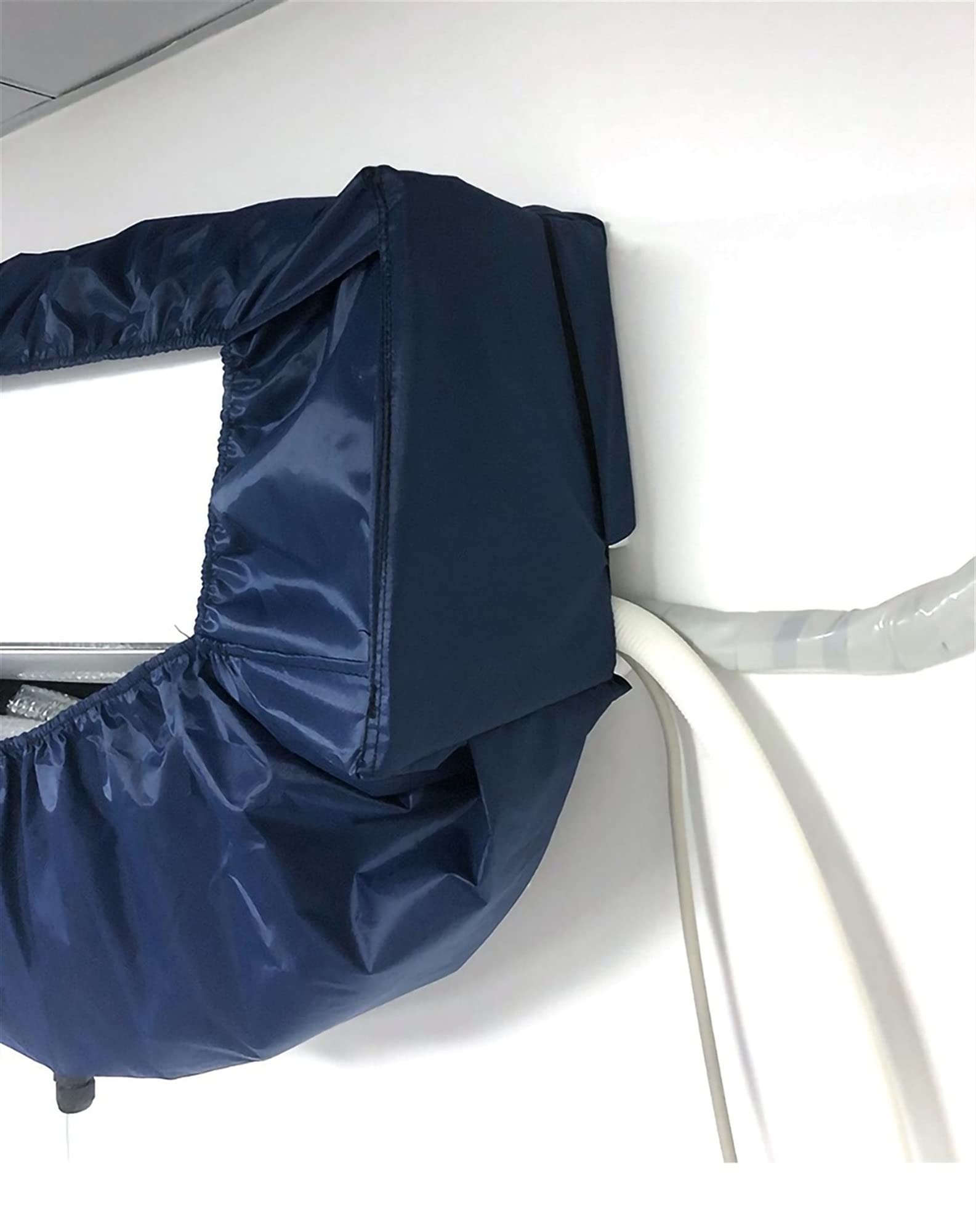 Funda de Limpieza para Aire Acondicionado, Kit de Limpieza Dividido, Kit de limpra Lavado de Polvo, Bolsa de Lavado para Aire Acondicionado, Impermeable, con Salida de Drenaje (tamaño: 1-2P)