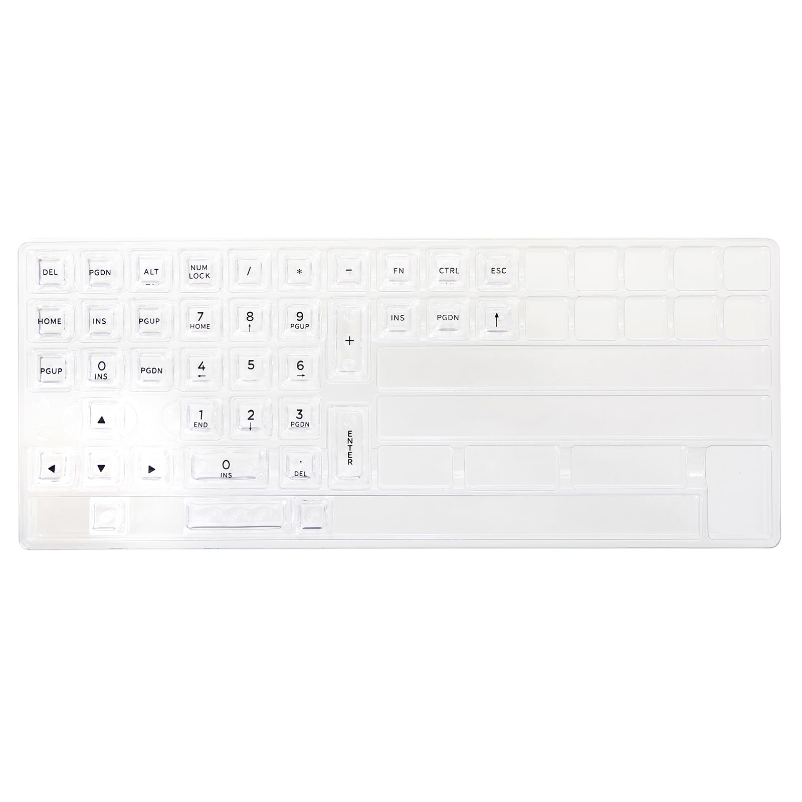 GK GAMAKAY Lot de 113 touches transparentes pour clavier mécanique MX Gateron Kailh Switch profil ASA SN75 98% 75%
