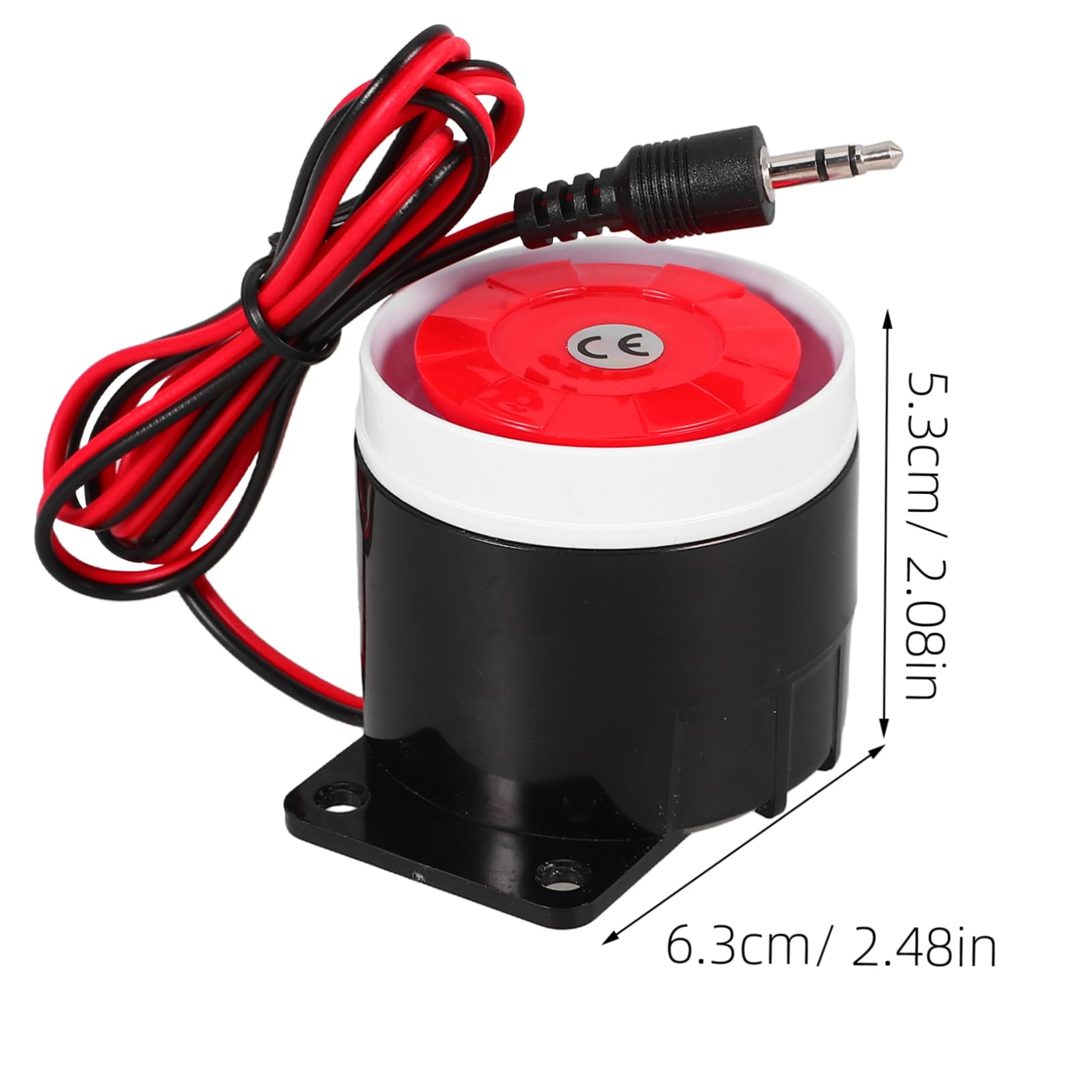 SEWACC Security Horn for Alarm System Wired Mini Siren Construction Home Office Shop Safety