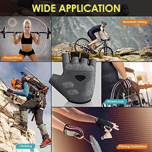 Ihuan Premium Workout Gloves For Men Women Weightlifting thumb #5