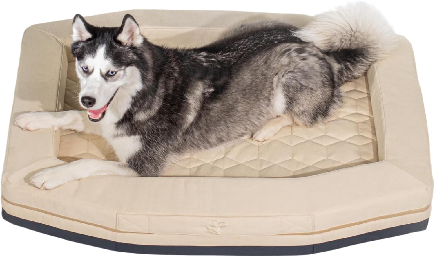 Cama Ortopédica para Perro Grande con Espuma Viscoelástica y Funda Lavable