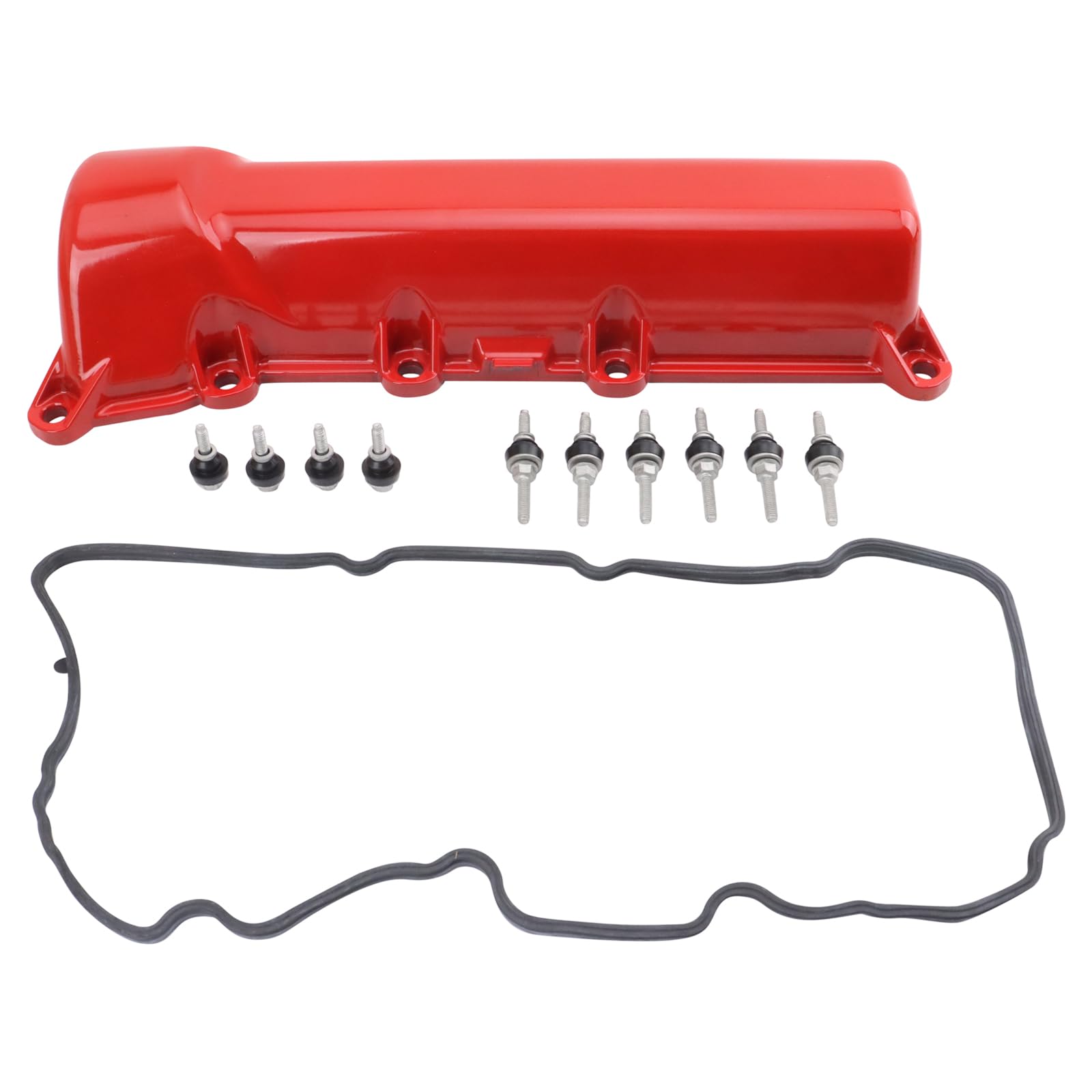 TRQ Right Valve Cover Red Passenger Side
