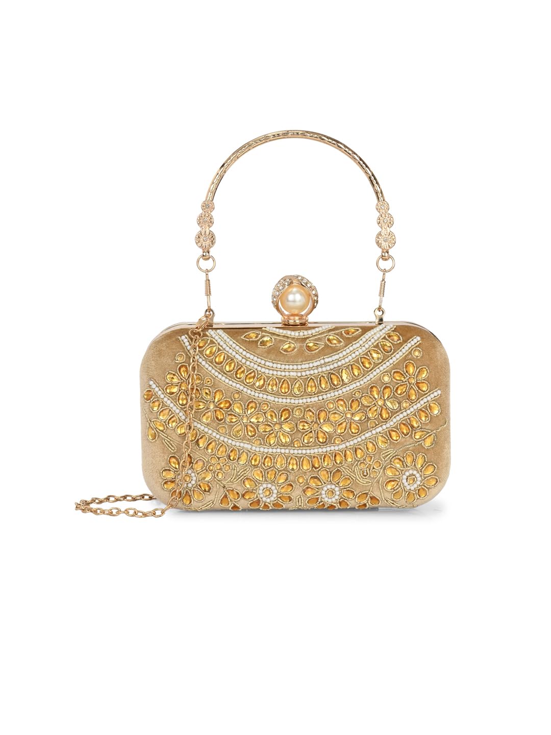 toobacraft Handicraft Women's Clutch Bag Purse |Design Bag, Bridal Purse & Party Handbag Design & Pearl Lock – Wedding & Special Occasion Clutch-picture-50