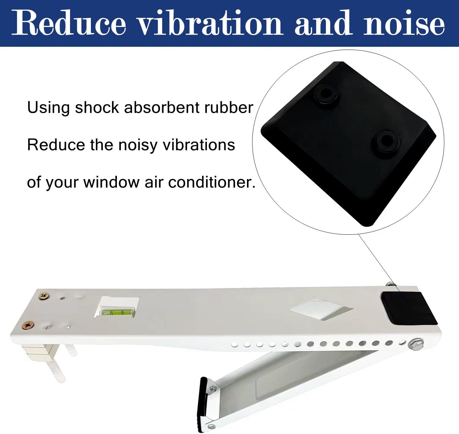 ZBXHJJZW AC Window Air Conditioner Support Bracket Light Duty, Up to 85 lbs