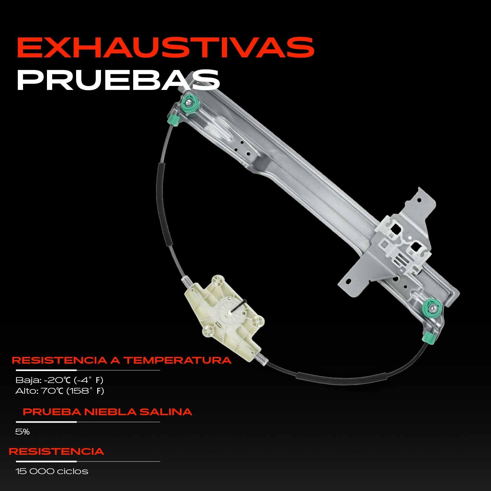 Frankberg Elevalunas Mecanismo elevalunas Eléctrico sin Motor Delantero izquierdo 4/5-Puerta Compatible con C4 I LC Compacto C4 Berlina Replace# 9221V1,9221CR