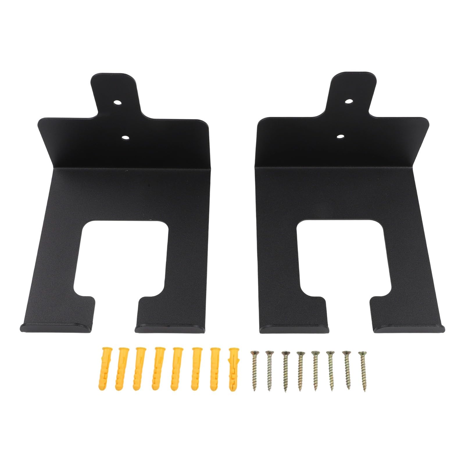 Estante de almacenamiento de herramientas de jardín resistente con ganchos de pared, acero inoxidable impermeable para garaje, patio y uso al aire libre, juego de 3 piezas