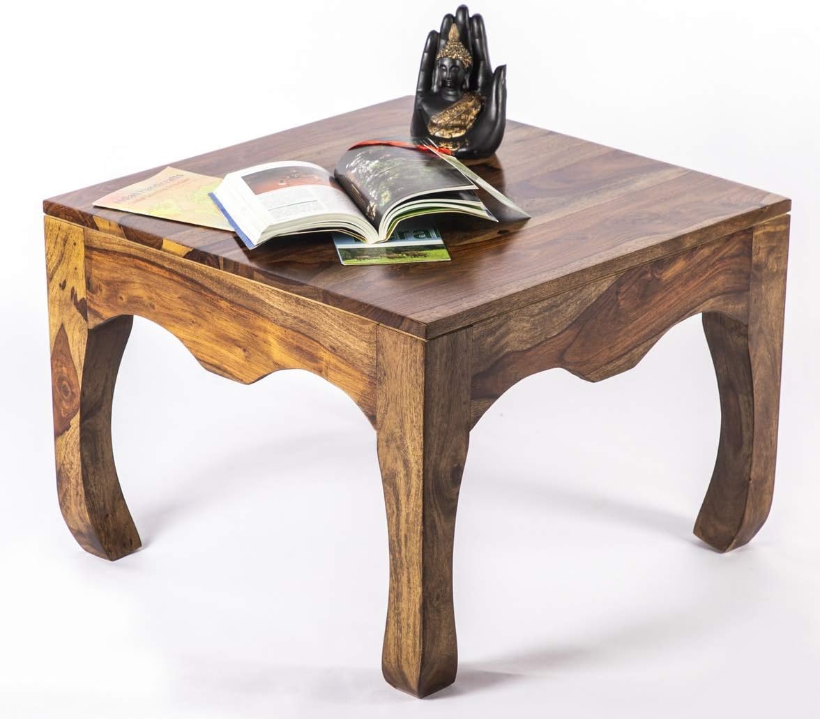 Ikiriya 100% Solid Sheesham Wood Coffee Table/Centre Table - Teak Finish, Standard (CTSW0361-2-0)
