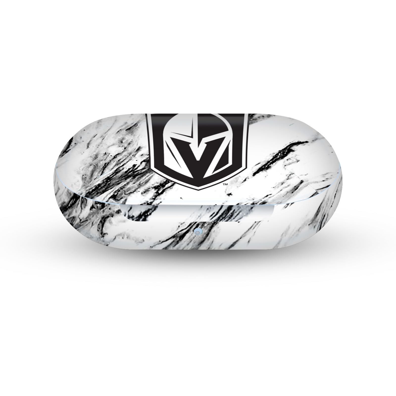 Head Case Designs Officially Licensed NHL Marble Vegas Golden Knights Vinyl Sticker Skin Decal Cover Compatible with Galaxy Buds/Buds Plus