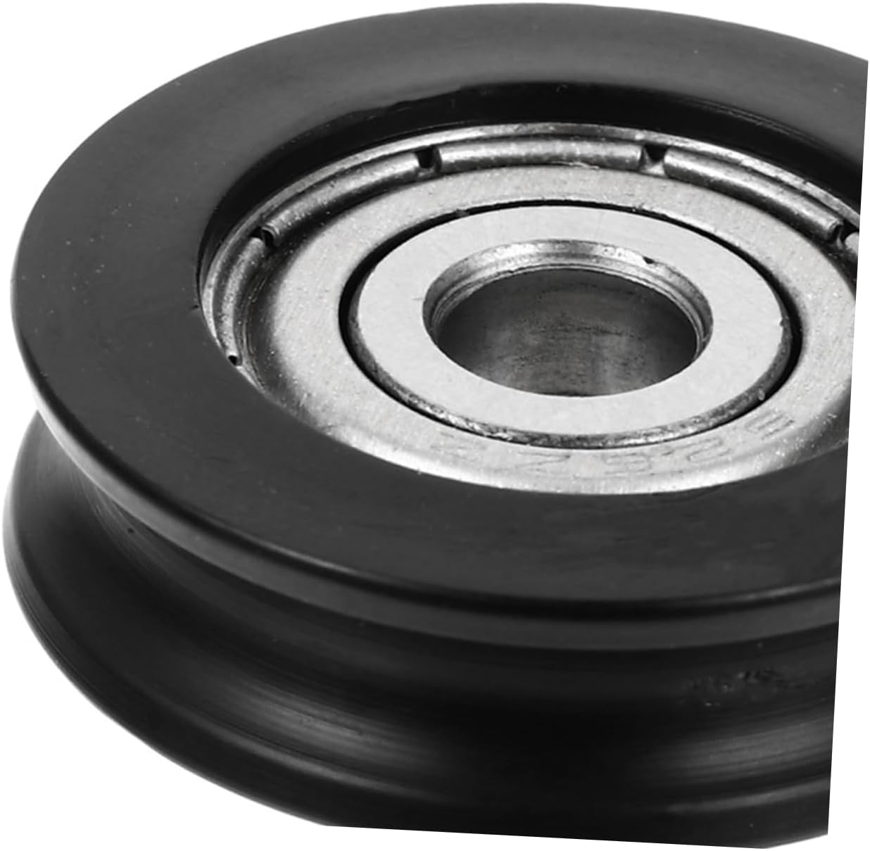 OSALADI 4pcs Nylon Guide Pulleys for Doors Type Groove Wheel Rolling Bearings and Easy to Install for Cabinet Doors and Mechanical Equipment