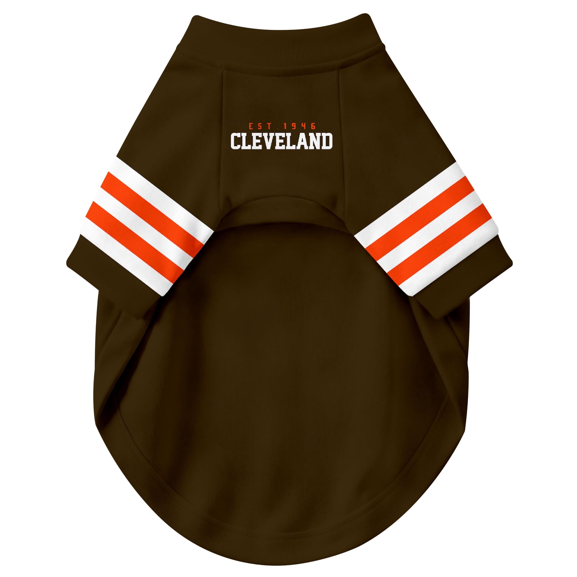 Cleveland Dog Clothes Jersey Style Personalized Pet T Shirt with Custom Name Number for Small Medium Large Dogs - 3