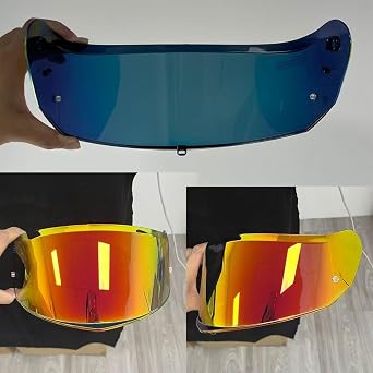LS2 Stream 2 Helmet Visor for LS2 FF808 Stream II, Face Shield Replacement, Pinlock Max Vision Ready, Anti-Scratch UV400 Protection (Red Tinted)