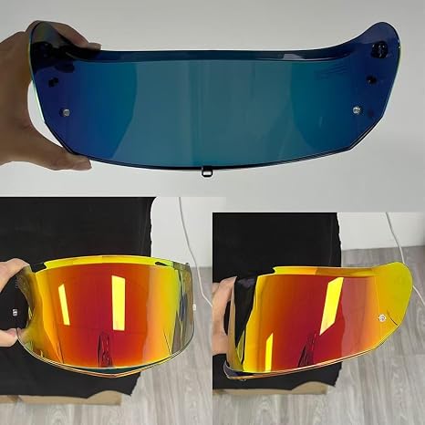 LS2 Stream 2 Helmet Visor for LS2 FF808 Stream II, Face Shield Replacement, Pinlock Max Vision Ready, Anti-Scratch UV400 Protection (Red Tinted)