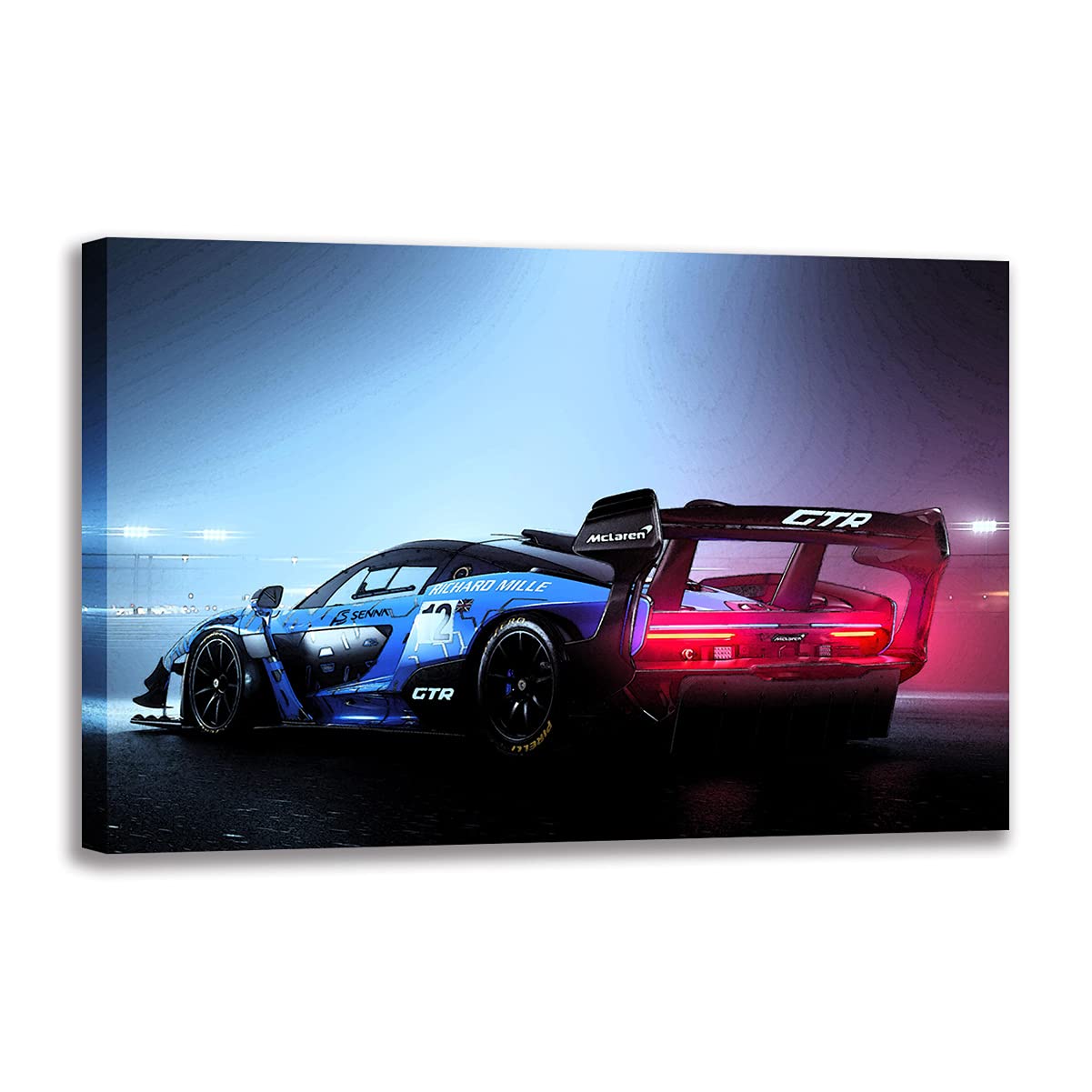 Affiche McLaren Senna GTR : transformez votre salon avec un tableau de voiture de course