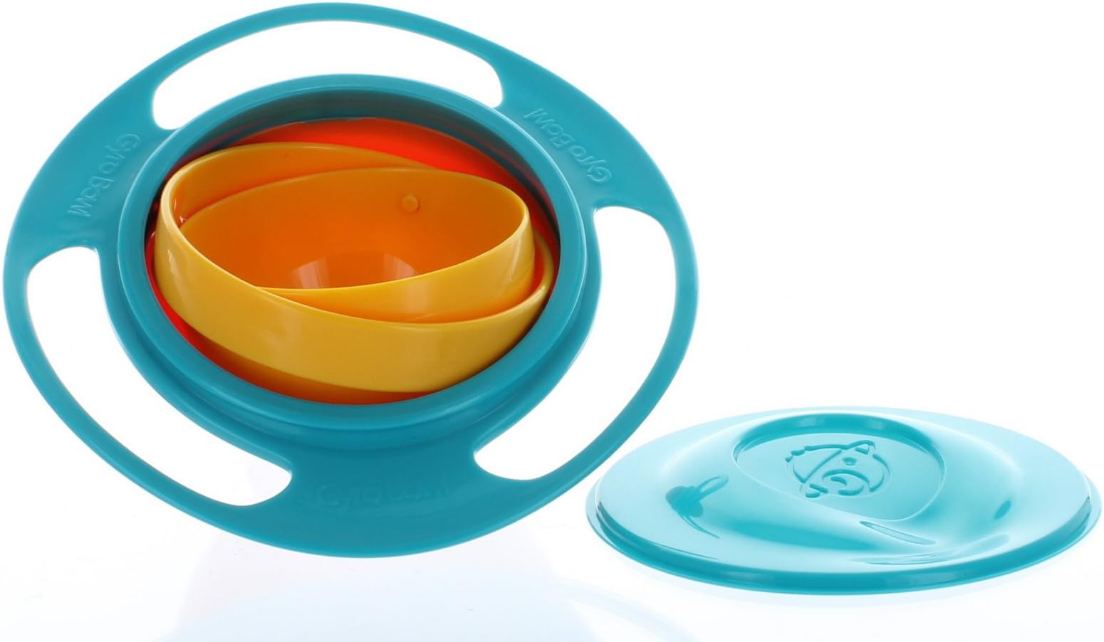 Gyro Bowl Kid-proof Spill-Proof As Seen On TV Toddler Snack Food