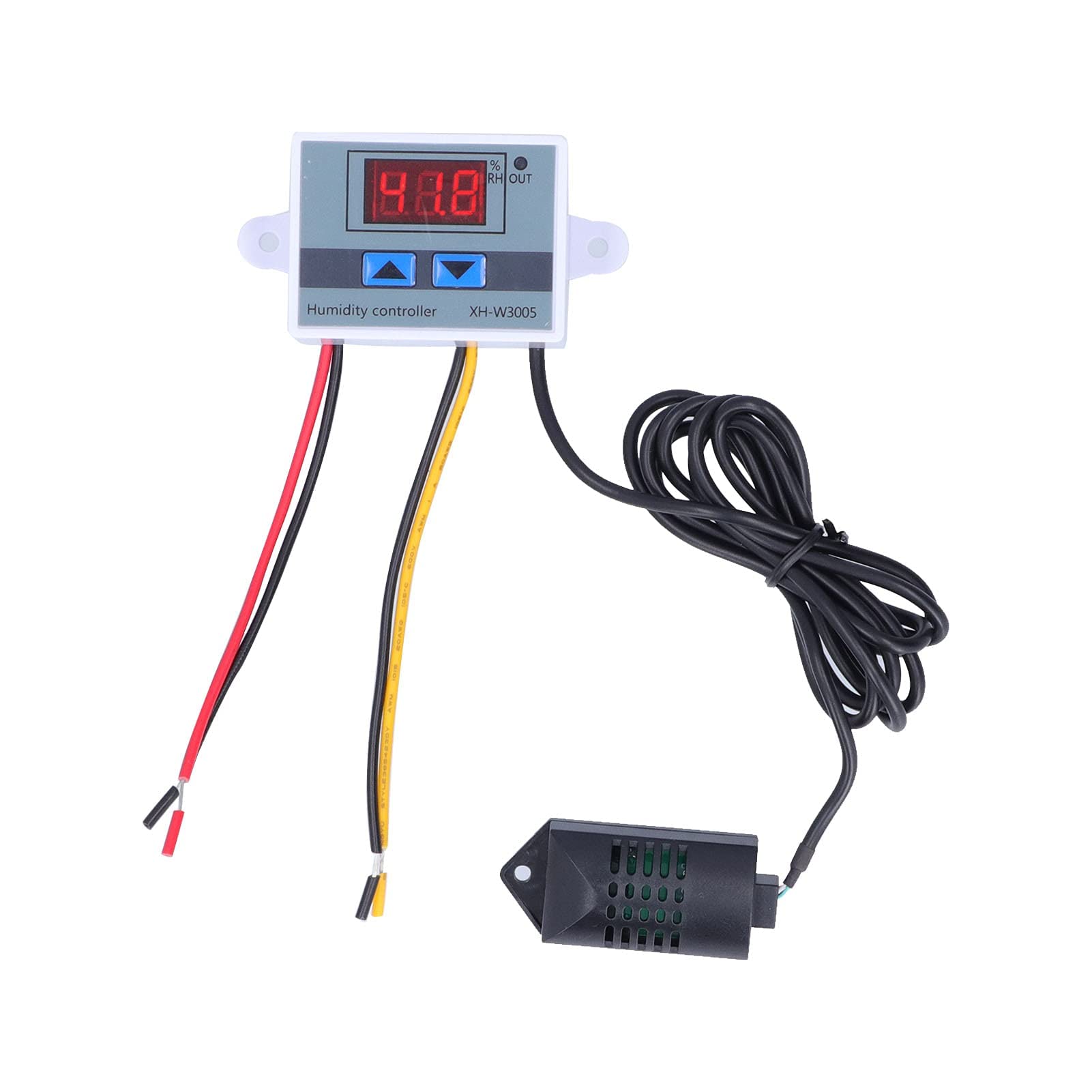 Contrôleur Humidité Numérique XH-W3005 - Interrupteur Hygromètre 100-220V Pour Serre Champignons